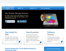 Tablet Screenshot of macpartitionmanager.com